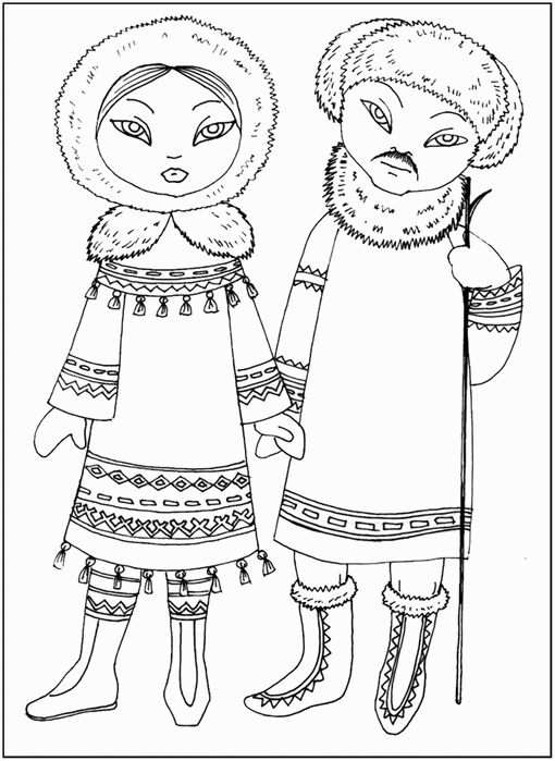 Раскраска День Единства Народа Казахстана