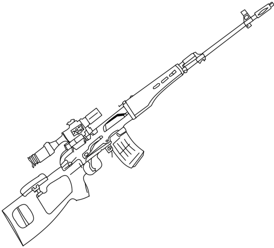 Раскраска автомат. AWM снайперская винтовка раскраска. Снайперская винтовка а в м чертёж. АВМ винтовка раскраска. Снайперская винтовка АВМ чертёж