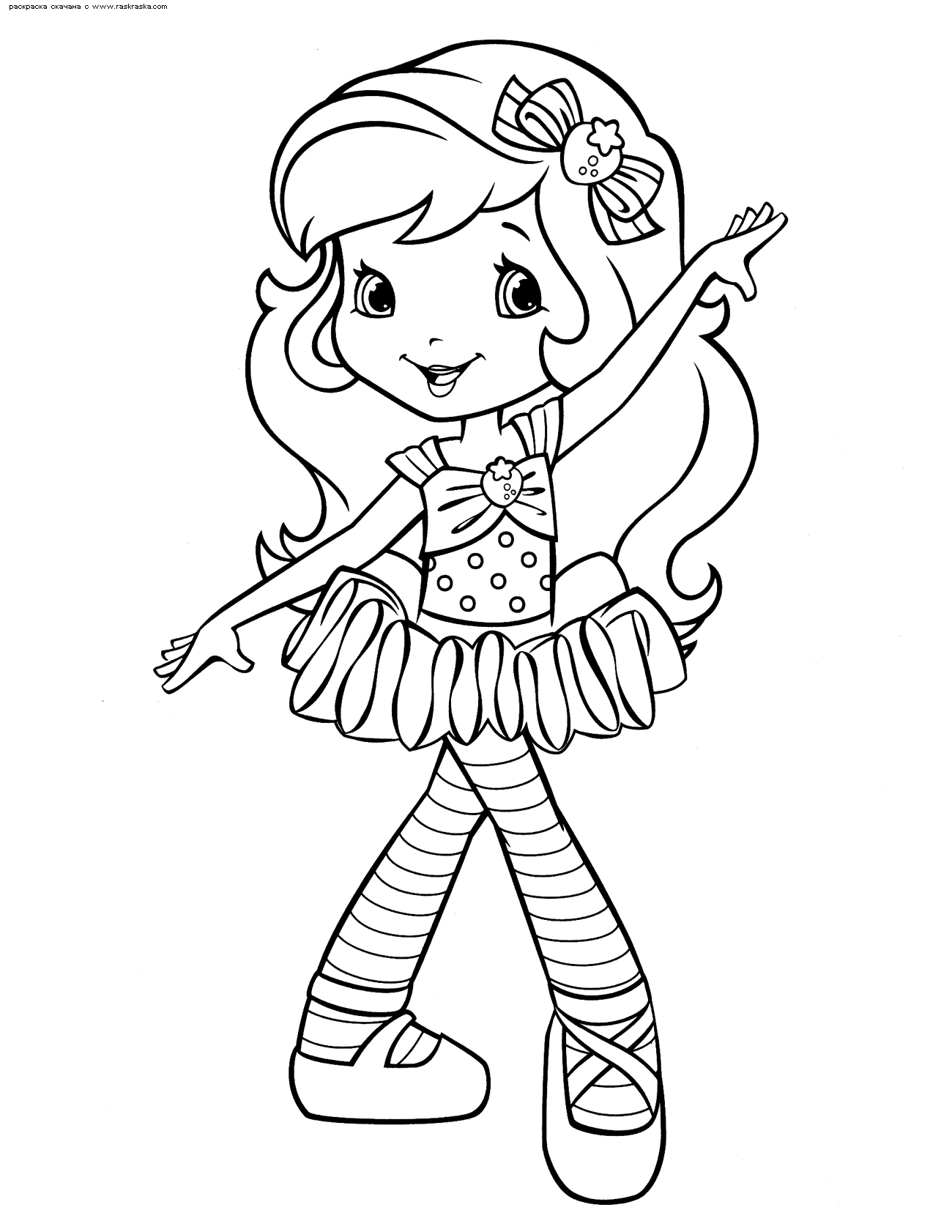 Раскраски для девочек балерины. Тансовщицы. Танец балерин.  