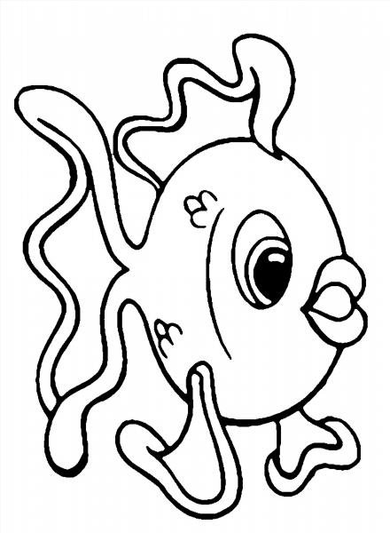 Раскраски для детей морские обитатели. Обитатели воды.       