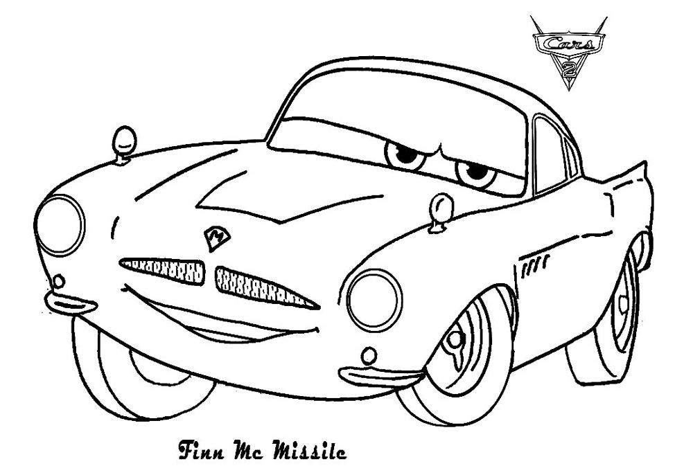 Раскраски из мультфильма тачки. Детские мультики. Раскрась тачки.