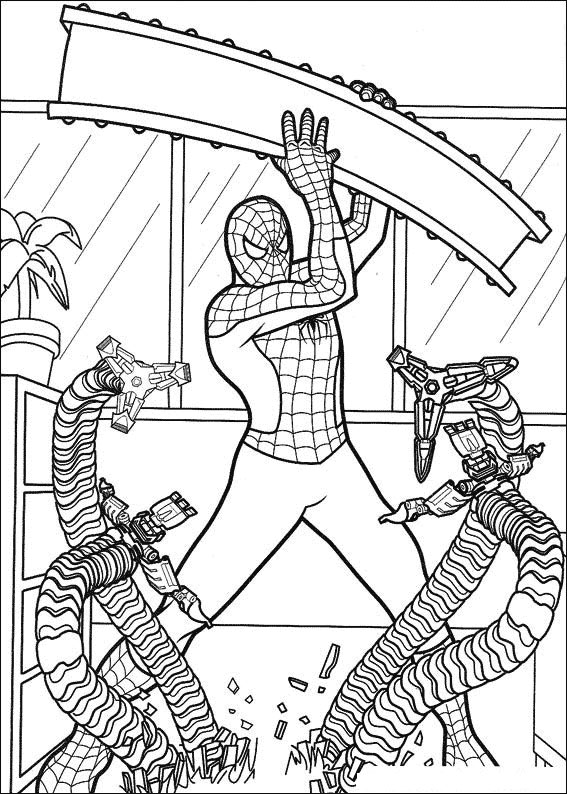 Раскраски про человека паука. Человек паук - супергерой.     