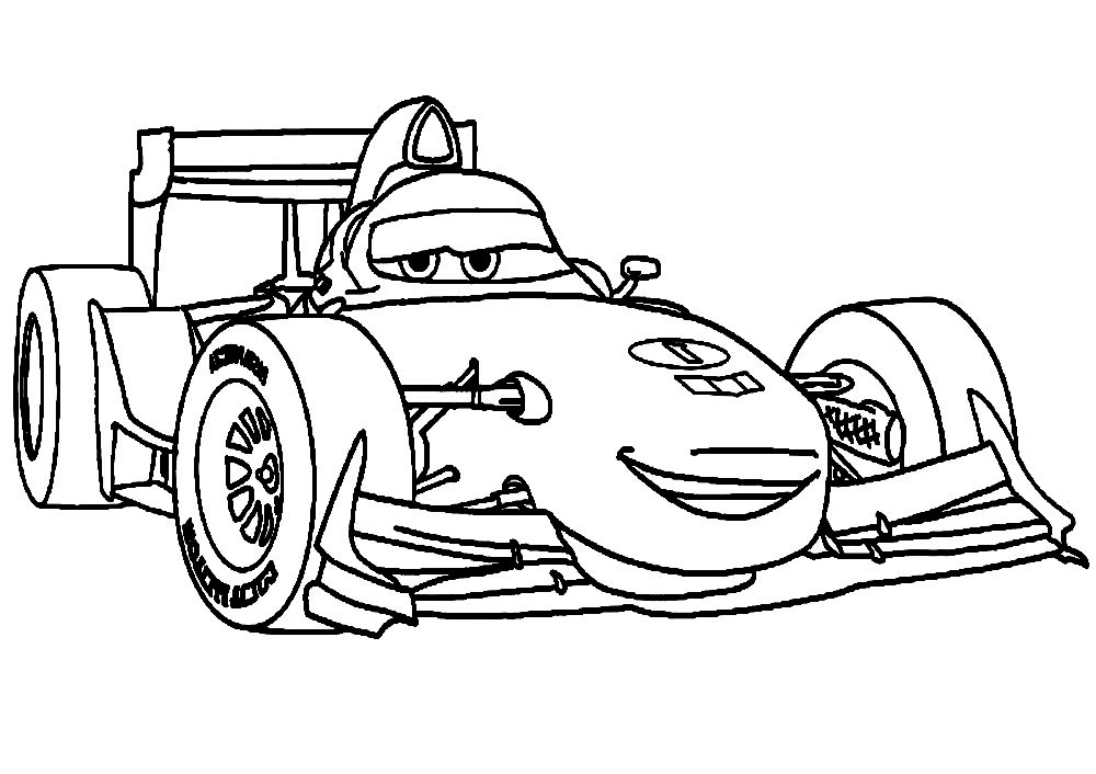 Раскраски из мультфильма тачки. Детские мультики. Раскрась тачки.