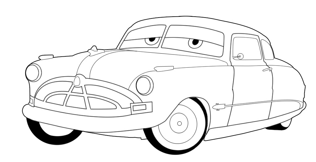 Раскраски из мультфильма тачки. Детские мультики. Раскрась тачки.