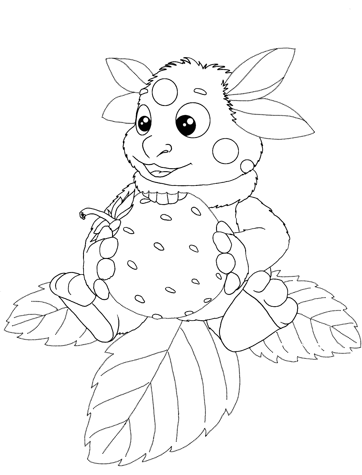 Раскраски Лунтик и его друзья