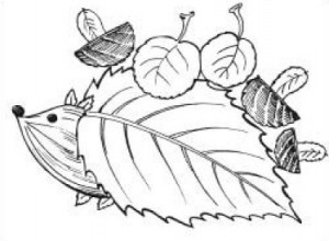 раскраски осенние поделки