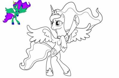 Раскраски Пони Раскраски для девочек. Разукрась пони. Розовые пони. Мультфильмы.