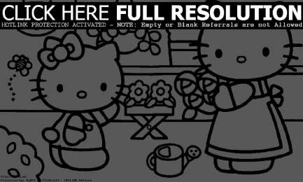 Раскраски Hello Kitty Раскраски для девочек про красивую и милую кошечку. Раскрась кошечку.