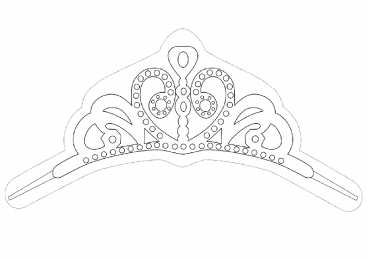 Раскраски украшения  Раскраски для девочек украшения. Раскрась золотые кольца.   