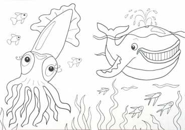 Раскраски подводный мир. Подводный мир. Мир животных под водой. Раскрась животных.   