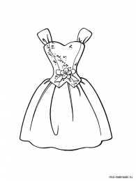 Раскраски Одежда Раскраски для малышей. Раскраски в виде одежды для детей.   