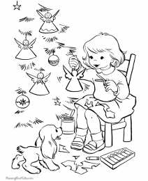 Раскраски Рождество Раскраски Рождество. Рождественская ночь. Праздник.                