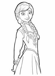 Раскраски Холодное сердце Раскраски для девочек Холодное сердце. Мультфильм про Анну и Эльзу.