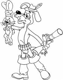 Раскраски Простоквашино Раскраска для детей. Трое из Простоквашино. Дядя Федор.      