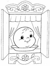 Раскраска Колобок Раскраски из сказки колобок