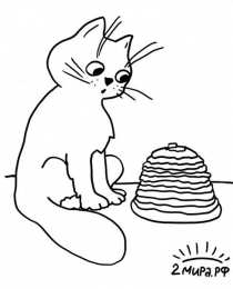 Раскраски Масленница Масленица. Русский праздник. Печем блины. Уходи зима - приходи весна. 