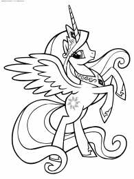 Раскраски Пони Раскраски для девочек. Разукрась пони. Розовые пони. Мультфильмы.