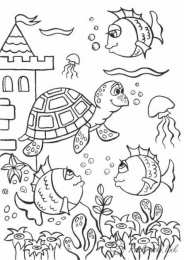 Раскраски подводный мир. Подводный мир животных. Раскраски для детей. Раскрась акулу.