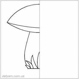 Раскраски дорисуй половинку Необходимо дорисовать половину. Обучающая раскраска для детей. Половинка.