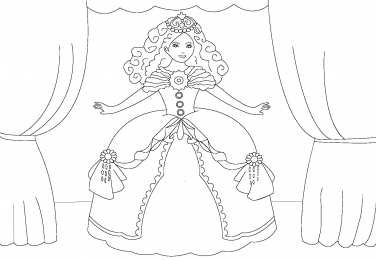 Раскраски принцессы Раскраски про принцесс для девочек. Раскрась бальные платья.
