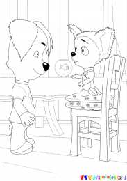 Раскраски Семья Барбоскиных Раскраски для девочек Семья Барбоскиных. Мультфильм Барбоскины