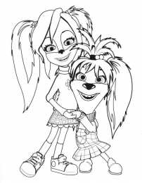 Раскраски Семья Барбоскиных Раскраски для девочек Семья Барбоскиных. Мультфильм Барбоскины