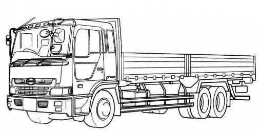 Раскраски грузовые машины Раскраски грузовые машины для мальчиков. Раскрась грузовики.