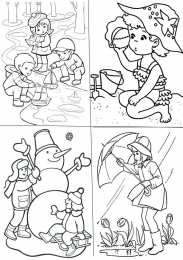 Раскраски времена года Раскраски времена года для детей и самых маленьких малышей. 