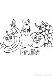 Раскраски фрукты раскраски для детей фрукты. Раскраски для детского сада.    