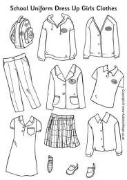 Раскраски бумажные куклы и их платья Вырежи одежду раскрась и одень куклу