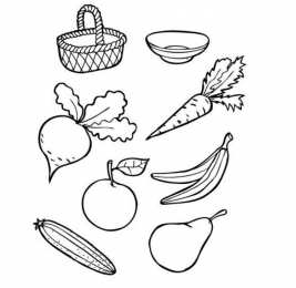Раскраски Изучаем овощи. Раскраски с изображениями различных овощей. 
