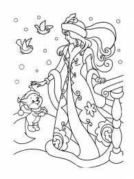 Раскраски зима Раскраски Зима для детей. Раскраски для самых маленьких     