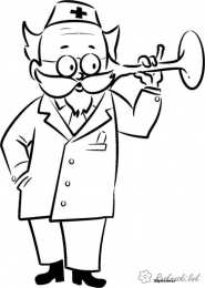 Раскраска день Врача Раскраска для детей про врачей. День медика. Врачи          