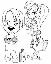 Раскраски Семья Барбоскиных Раскраски для девочек Семья Барбоскиных. Мультфильм Барбоскины