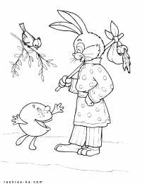 Раскраска Колобок Раскраски из сказки колобок