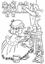 Раскраски Рождество Раскраски Рождество. Рождественская ночь. Праздник.                