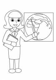 Раскраски День Учителя День учителя - светлый праздник. Первые учителя в нашей школе. 