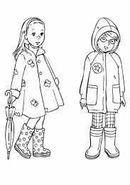 Раскраски Одежда Раскраски для малышей. Раскраски в виде одежды для детей.   