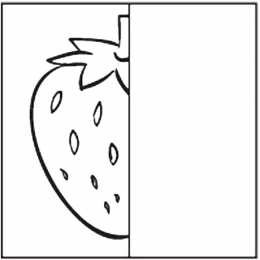 Раскраски дорисуй половинку Необходимо дорисовать половину. Обучающая раскраска для детей. Половинка.