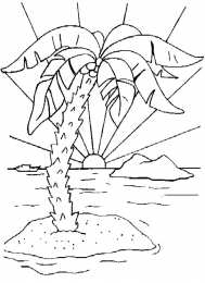 Раскраски морской пейзаж Раскраски для детей морской пейзаж. Морская вода. Морские обитатели.