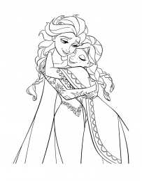 Раскраски Холодное сердце Раскраски для девочек Холодное сердце. Мультфильм про Анну и Эльзу.