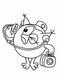 раскраски смешарики Раскраски для девочек смешарики.                            