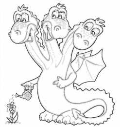 Раскраски сказочные герои. Раскраски про сказочных героев для маленьких детей. Обучающие раскраски.