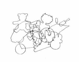 Раскраски кто спрятался? Обучающая раскраска для детей под названием Кто спрятался на картинке?