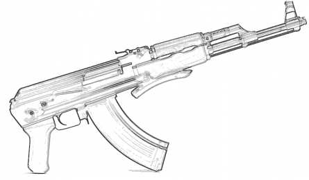 Раскраски оружие Раскраски оружие для мальчиков. Пистолеты. Автоматы. Пулеметы.