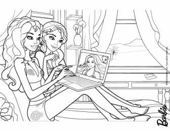 Раскраски Барби Раскраска барби для девочек. Куклы барби для маленьких принцесс.