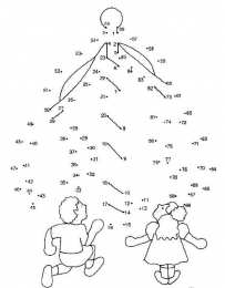 Раскраски соедини по точкам Раскраски для соединения по точкам