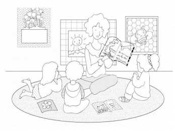 Раскраски День Учителя День учителя - светлый праздник. Первые учителя в нашей школе. 