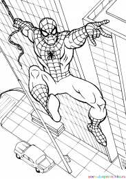 Раскраски человек паук Раскраски про человека паука. Человек паук - супергерой.     