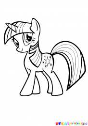 Раскраски Пони Раскраски для девочек. Разукрась пони. Розовые пони. Мультфильмы.